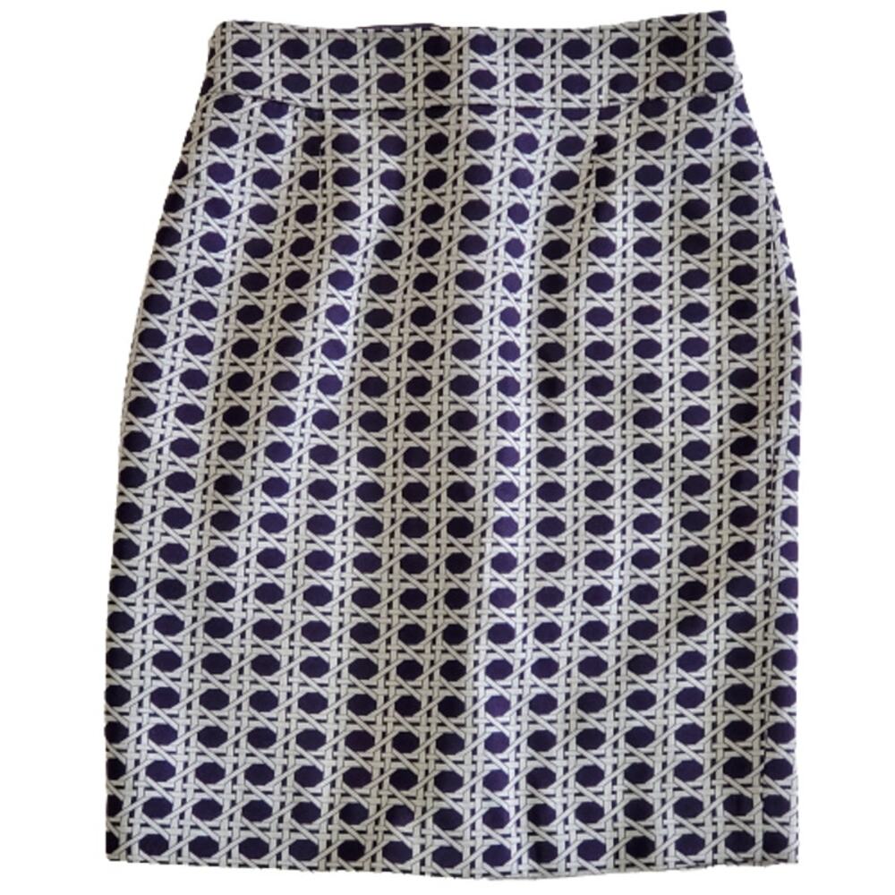 Banana Republic Navy Pencil Skirt Lined Office Career Size 0